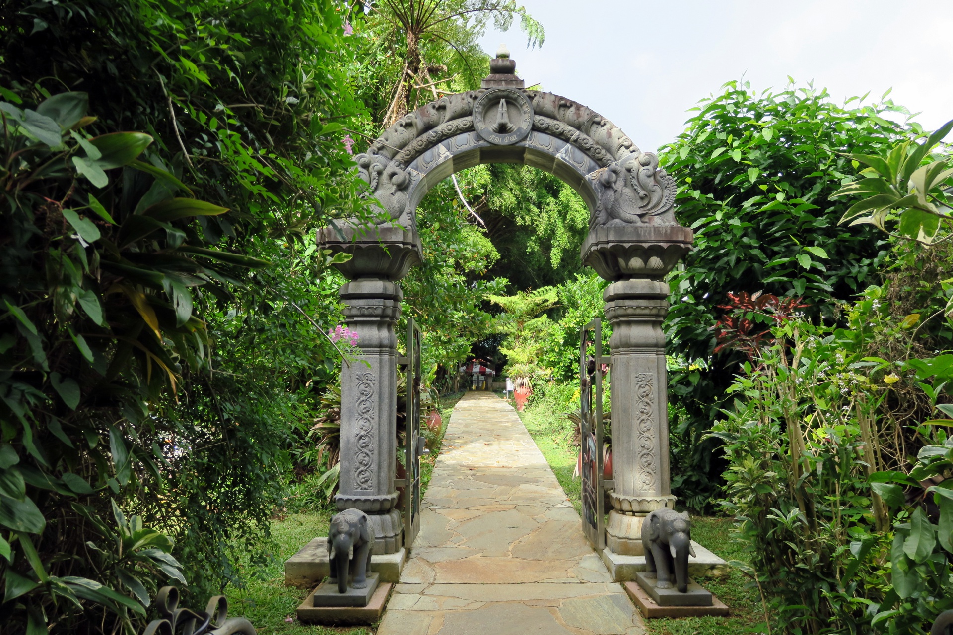 Hindu Monastery Entrance