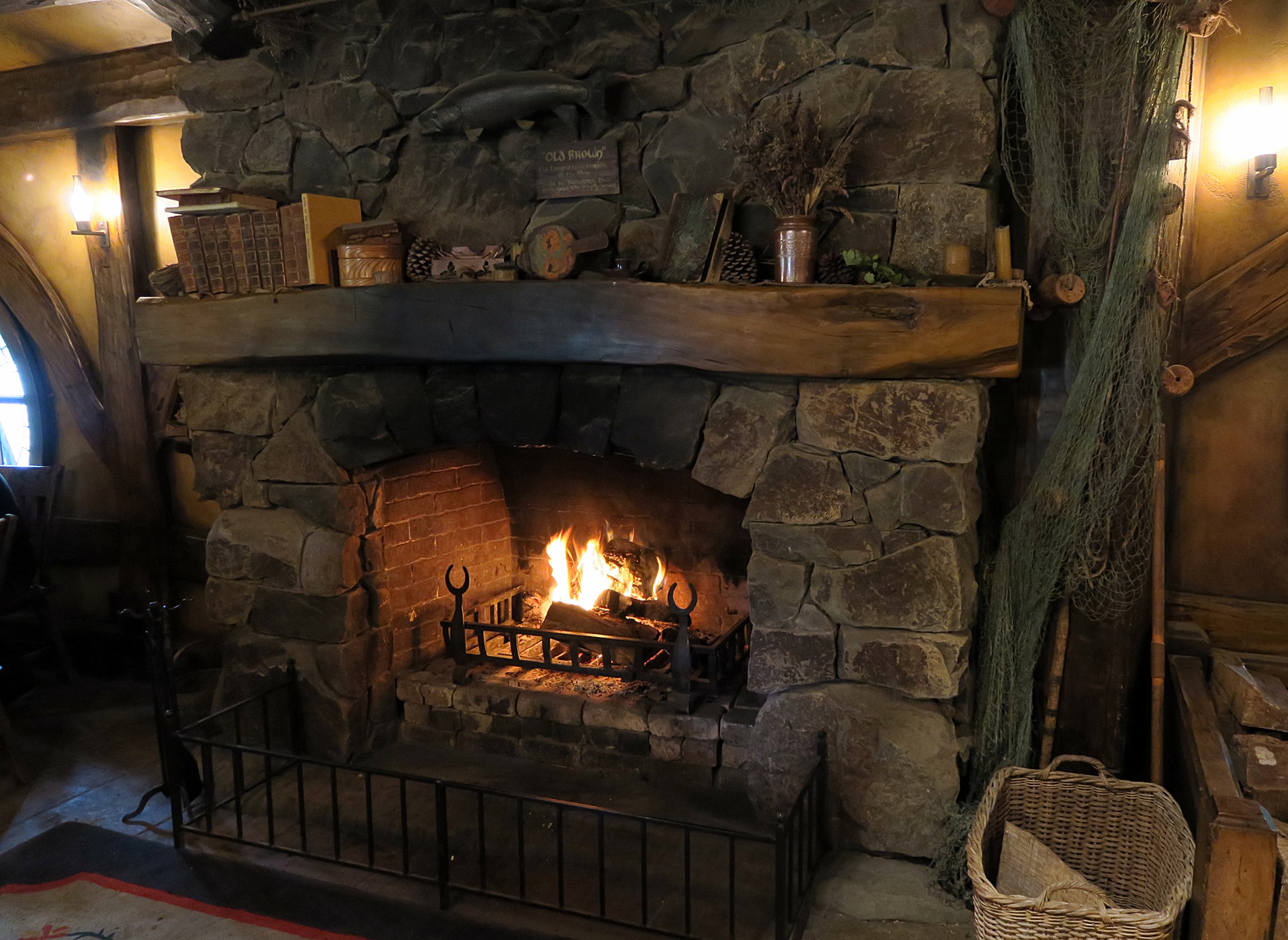 Fireplace at The Green Dragon