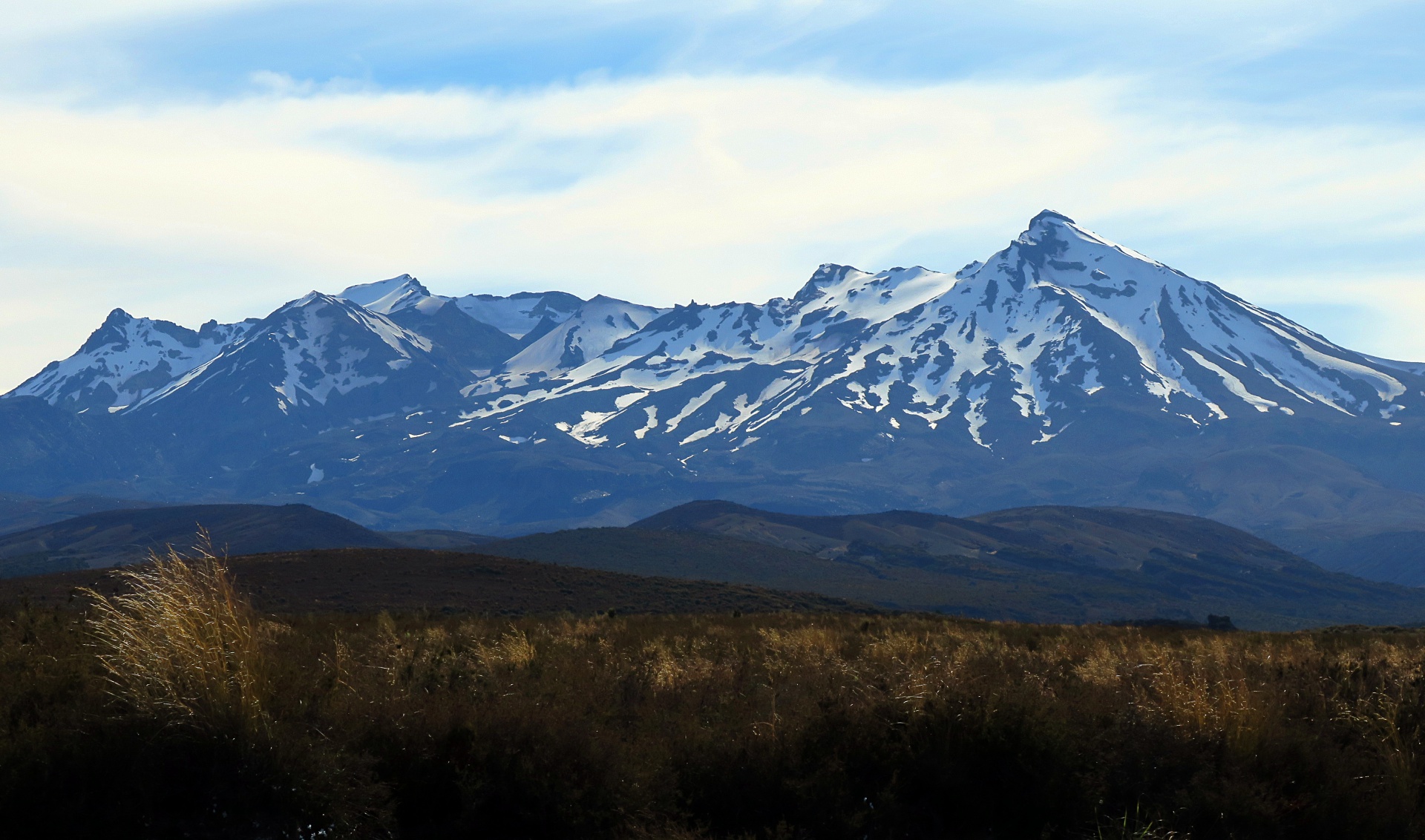 Next to, but not to be confused with, Mt. Doom. This is Mount Ruapehu