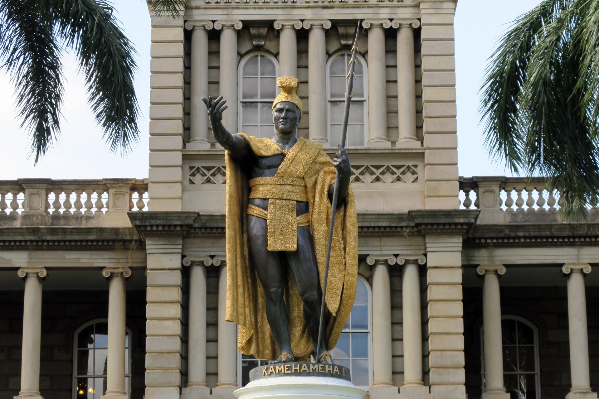 King Kamehameha Statue at Iolani Palace