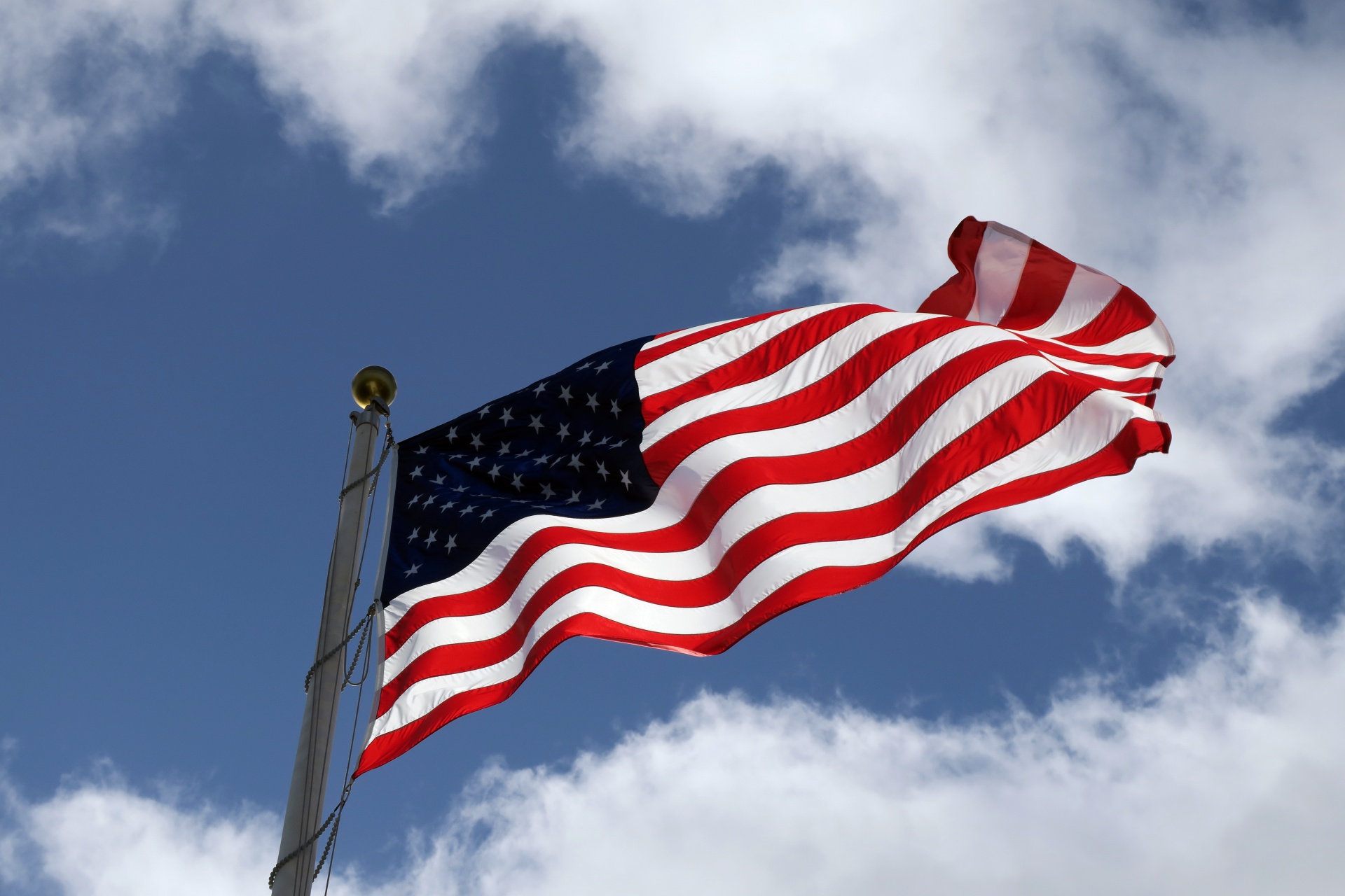 American Flag on the USS Arizona